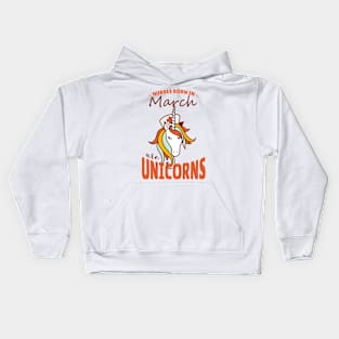 March Nurse Unicorn Kids Hoodie